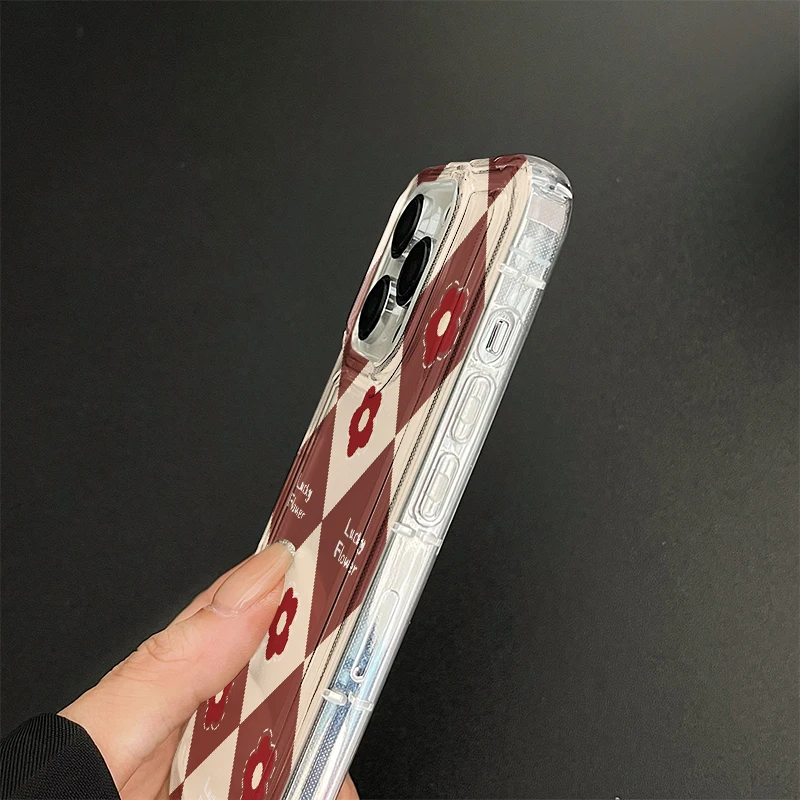 J4445 Fall Prevention Cushion Type For Samsung Galaxy S23 S22 S21 S20 Plus Note 10 20 Ultra Case DIY Soft TPU Cover