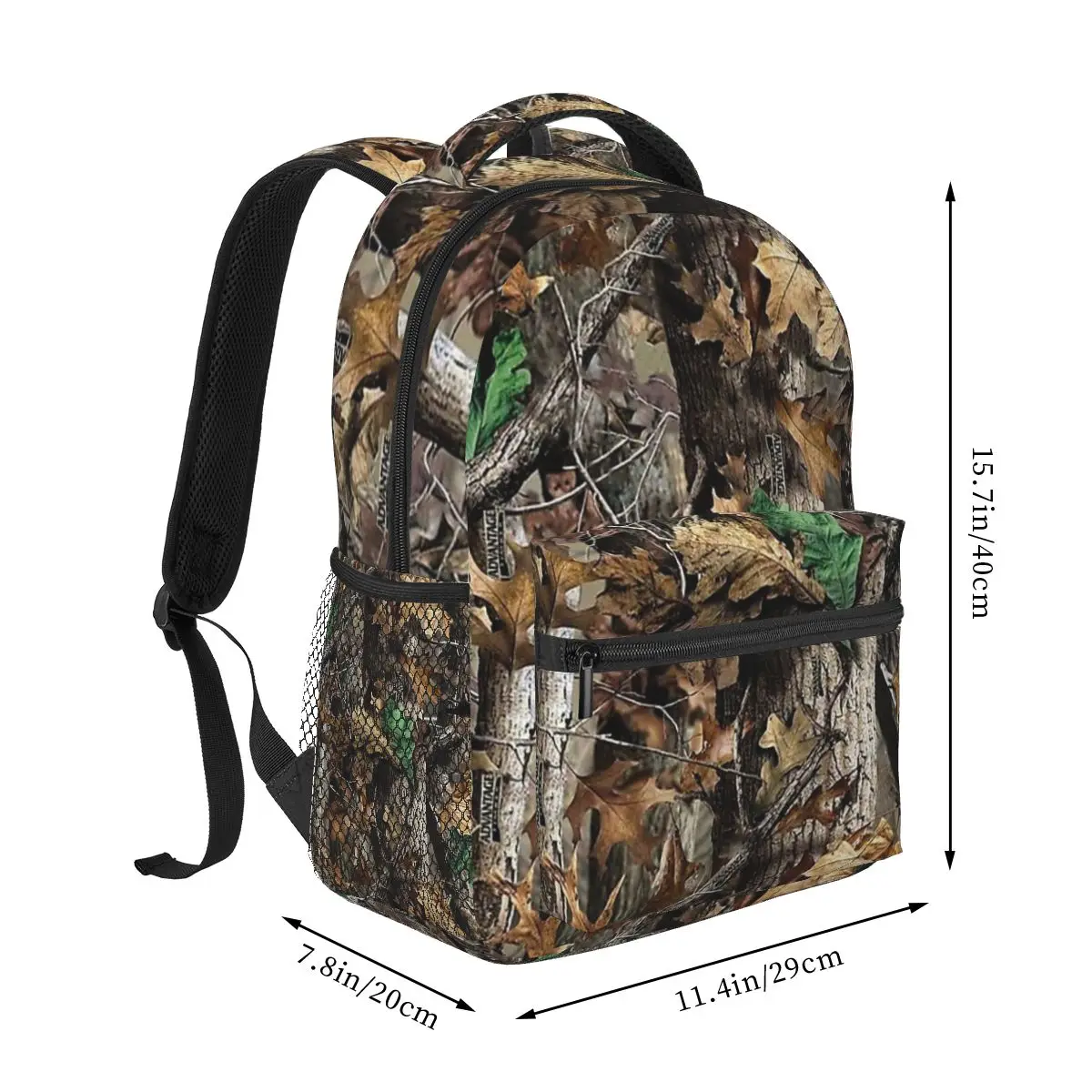 Real Tree Camouflage Backpacks Boys Girls Bookbag Students School Bags Cartoon Kids Rucksack Shoulder Bag Large Capacity