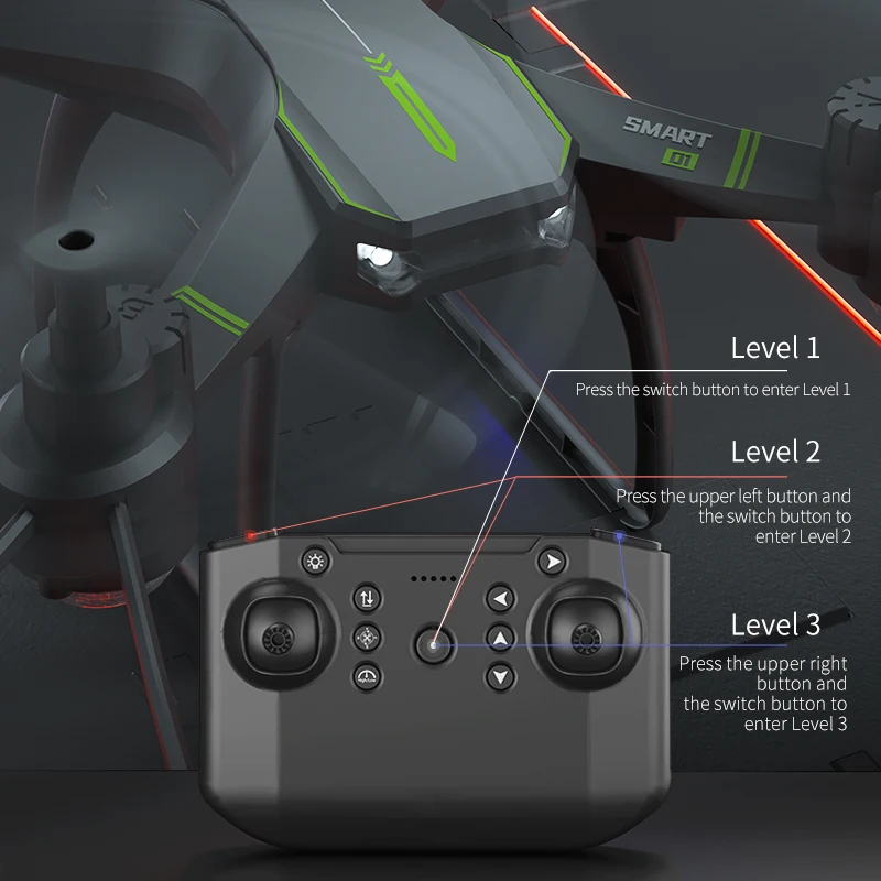 JJRC początkujący Rc drony kwadrokopter z kamerą Hd 1080P Mini Drone tanie Uav dla wysokości trzymać helikopter zdalnego sterowania zabawka