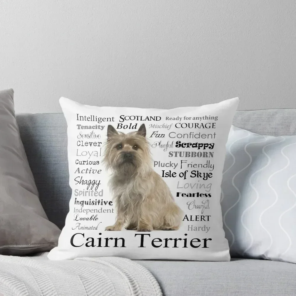 

Cairn Terrier Traits Throw Pillow Cushions Home Decor Cushions For Children Couch Cushions pillow