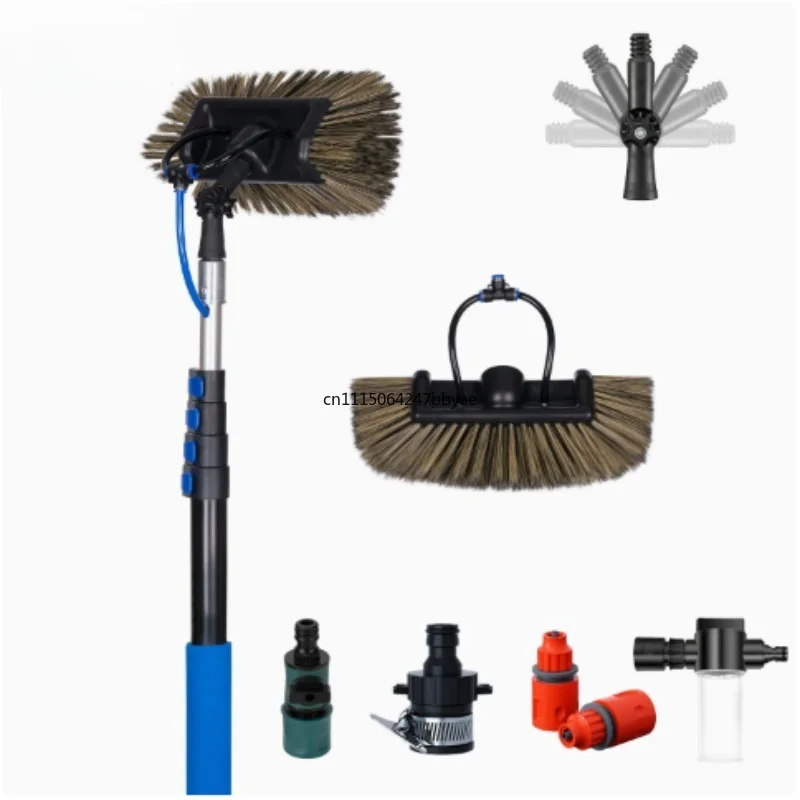 For Solar Panel Cleaning Brush 12FT 18FT Aluminum Water Fed Pole 3.6M 4.8M For Window Solar Washing Tool