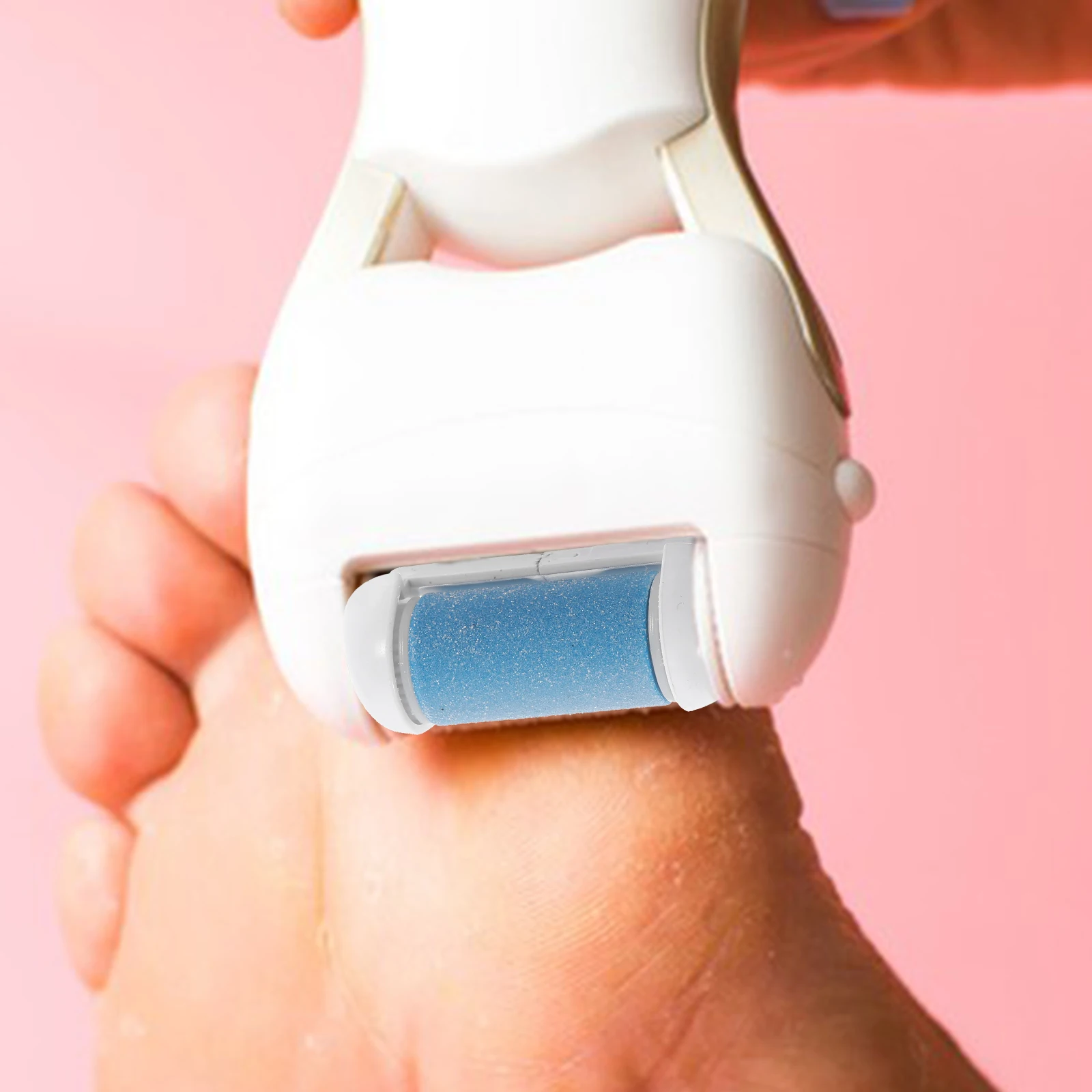 

6Pcs Callus Remover Replacement Roller Heads Ergonomic Foot Grinding Tool Pink Blue