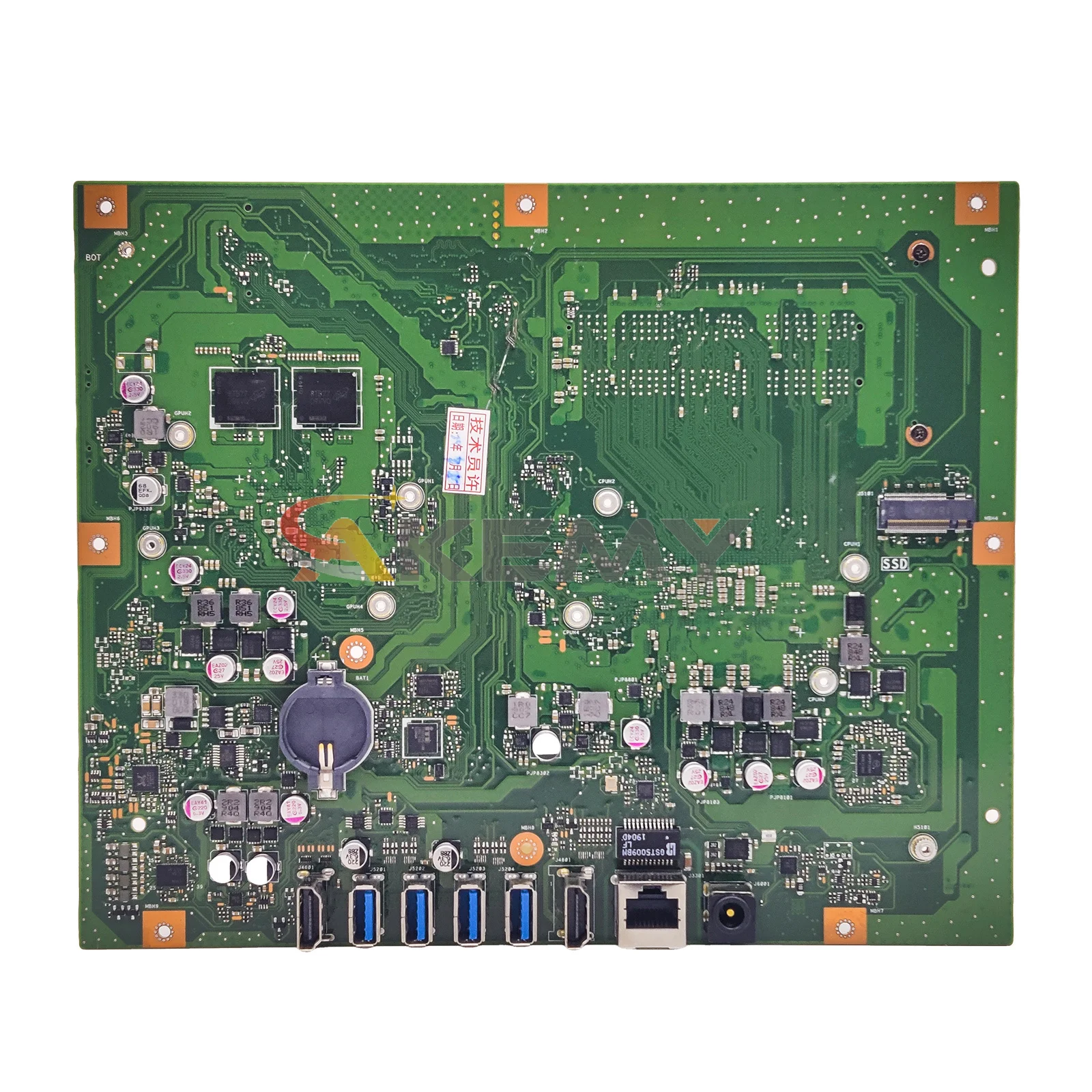 Imagem -05 - Akemy V241fa Placa-mãe para Asus Vivo Aio V241fa V241ff V241f Tudo-em-um Placa-mãe com i3 i5 i7 8th Gen Cpu Teste ok