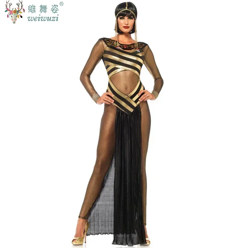 

Sexy Lady Carnival Cleopatra Costume Ancient Greek Egyptian Cosplay Halloween Fancy Party Dress Miku Cosplay Tenue Ecoliere Sexy