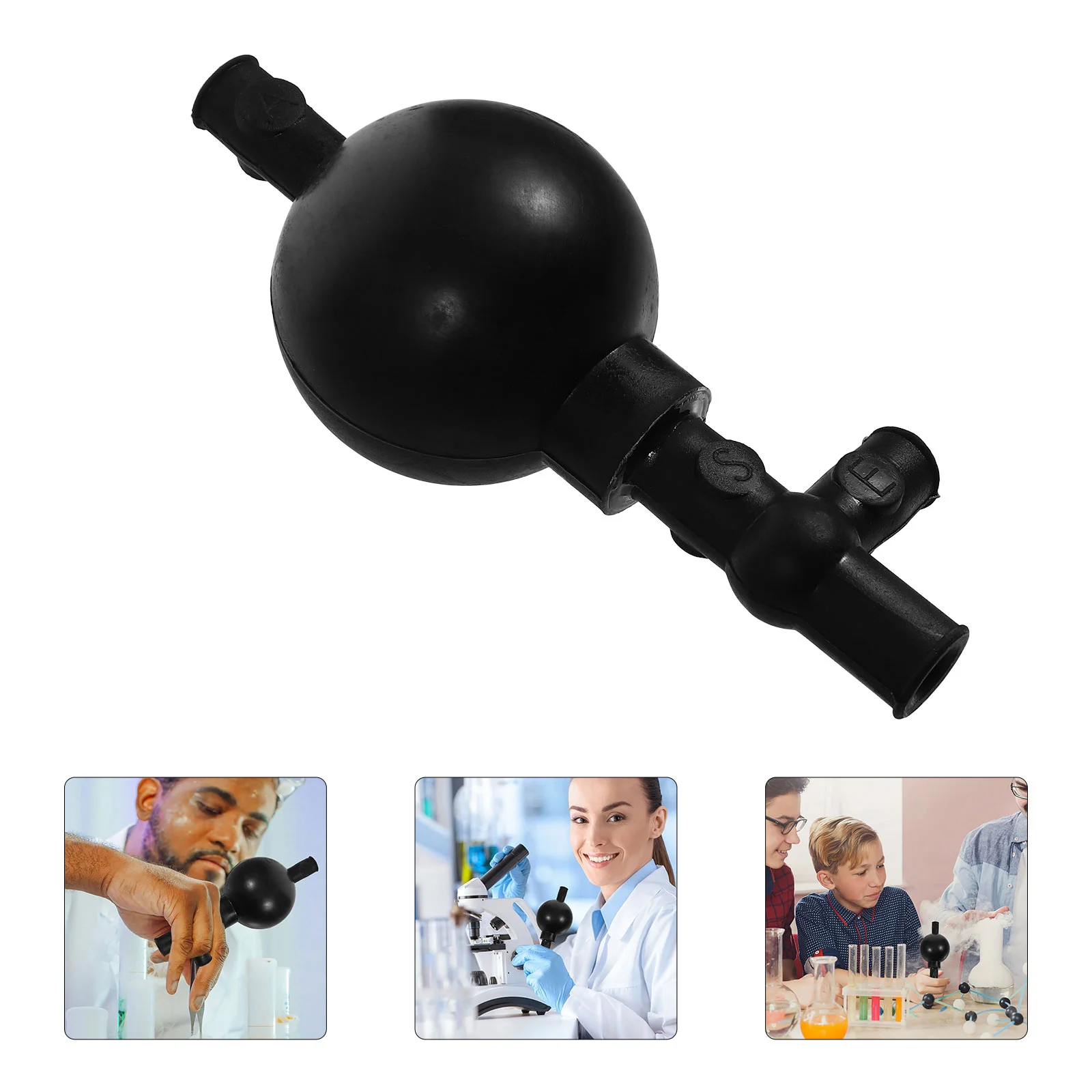 Flexible Curtain Track Quantitative Suction Ball Injector Pipette Filler Bulb Syringe Ceiling