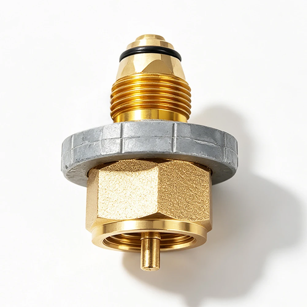 Gas Cylinder Regulator Valve Aluminum Alloy Refill Output Converter Adapter Gas Stove Connector Tank Head Adapter for BBQ Picnic