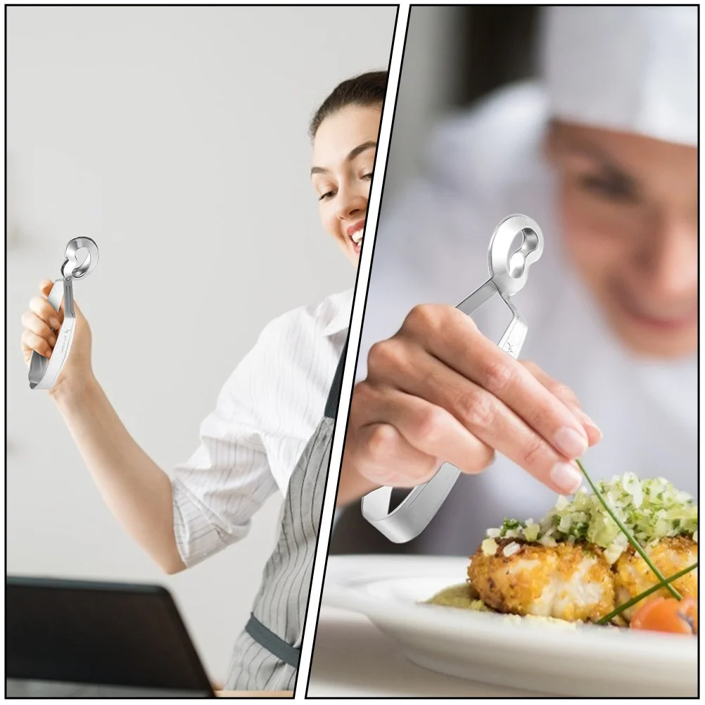 

4Pcs Stainless Steel Snail Tong Escargot Clamp Sturdy Rust Proof Food Clip for Kitchen Serving Shellfish Barbecue Picnic Wedding