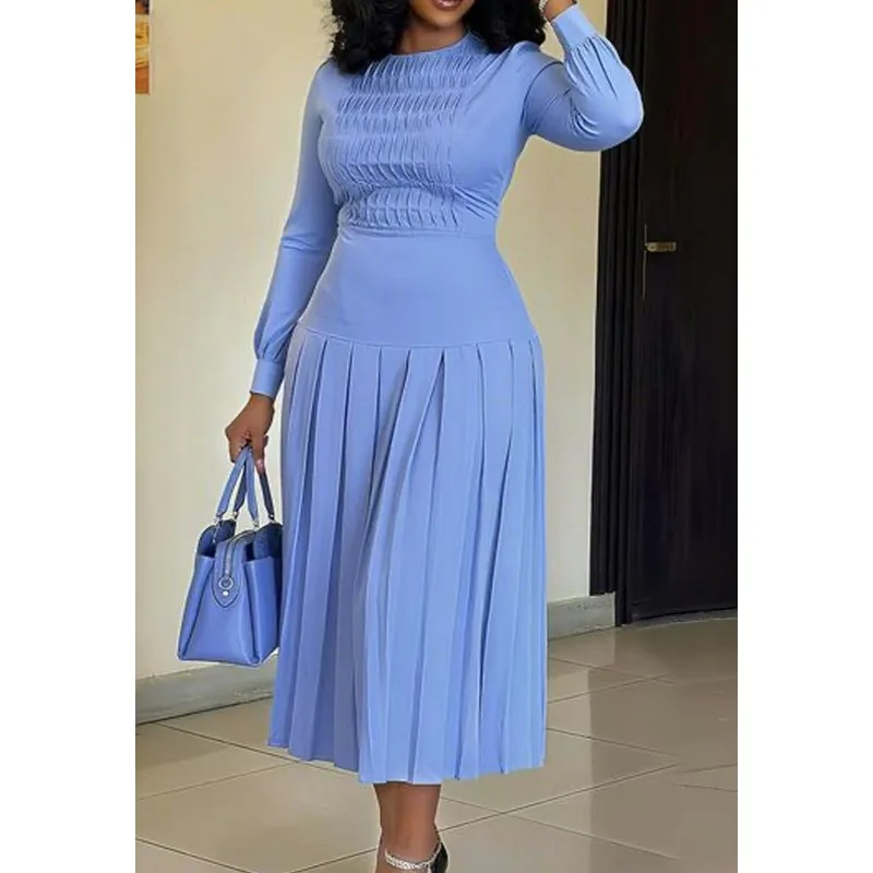 

African Dresses For Women Elegant Spring Summer 3/4 Sleeve Dashiki Maxi Dress Ladies Traditional African Clothing Outfits 2026