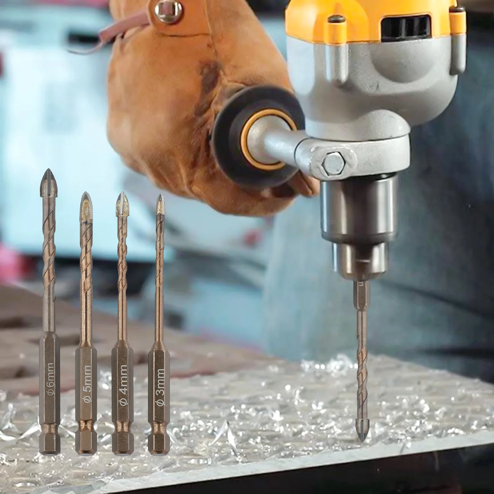 

Спиральное сверление стен, крестовое сверло для стекла, открывалка для отверстий в бетоне, треугольное сверло из твердого сплава, проекты «сделай сам», для бетона