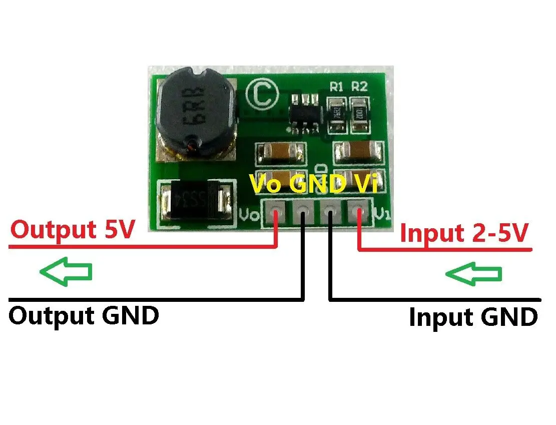 8W 3V 3.7V to 5V DC DC Voltage Boost Step-up Converter Power Supply Universal