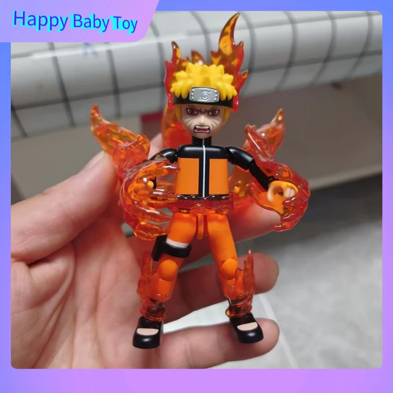 

100% натуральная Blokees Blockman Naruto Star Edition Gv-03 Series 3, слепая коробка Uzumaki Naruto Sasuke, скрытая коробка, подарки на день рождения