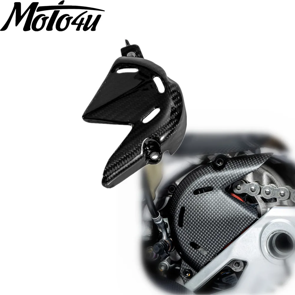 

Carbon Fiber Motorcycle Sprocket Cover For Ducati Panigale V4 V4S V4R 2018-2022 Streetfighter V4 2020-2022
