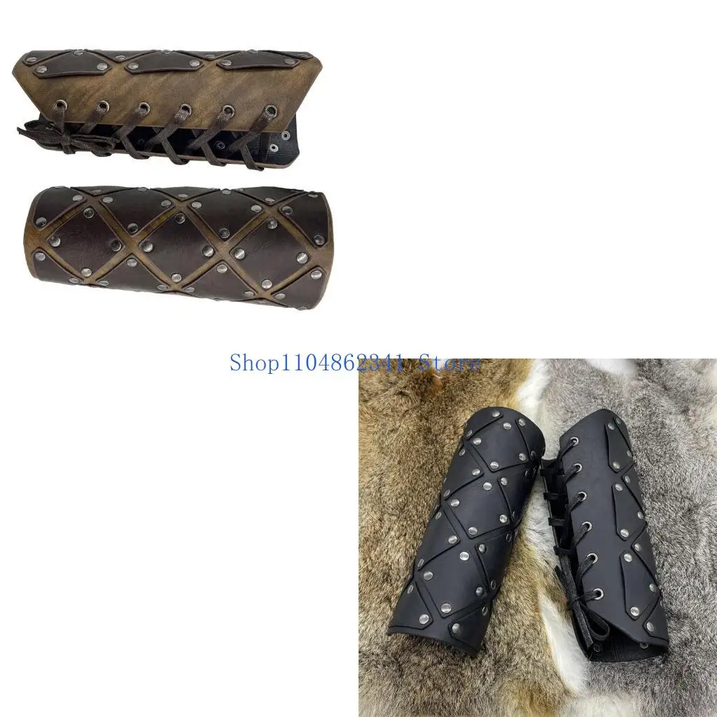 

5ASD средневековой панк -винтажный запястье для мужчин, модных для вечеринок и фестивалей