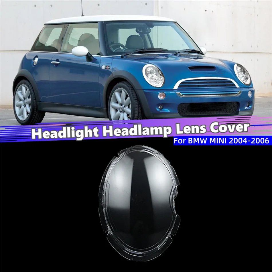 

Для BMW MINI 2004 2005 2006, аксессуары, корпус передней фары автомобиля, замена стекла, крышка объектива передней фары автомобиля, корпус фары