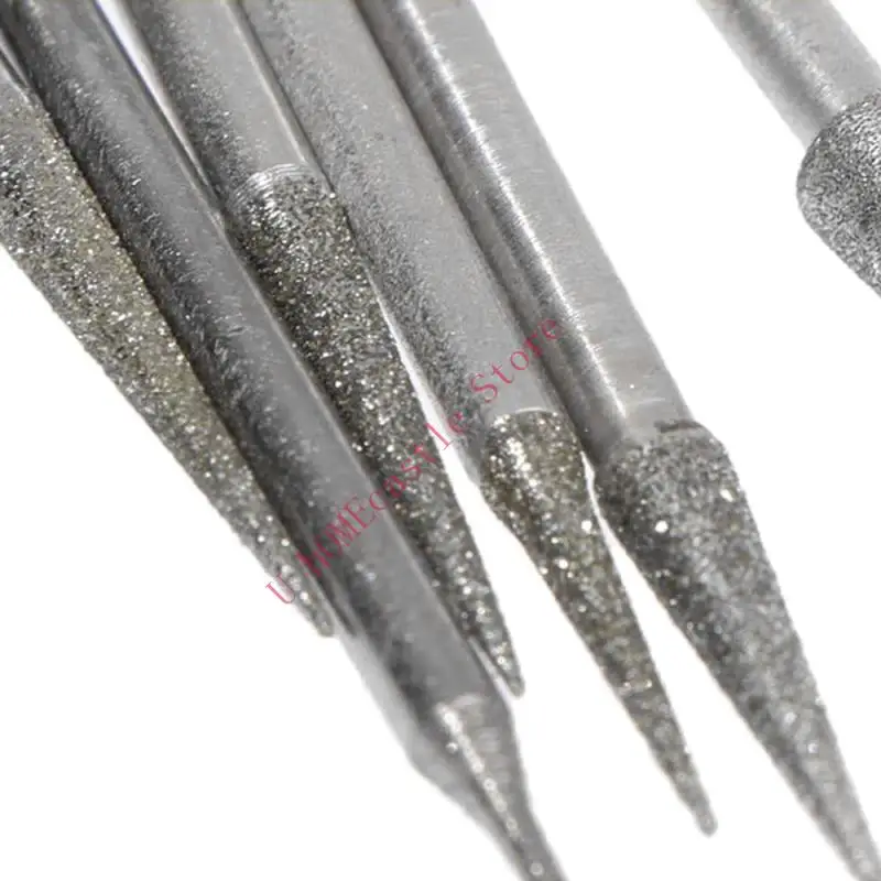 

63HF Diamond Drill Bits Carving Bits Fit for Stone Carving Jade Carving Bone Carving Egg Decorating Glass Carving