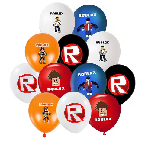 Roblox Birthday Party Decoration Supplies 12 inch Latex Balloon Scene Decoration
