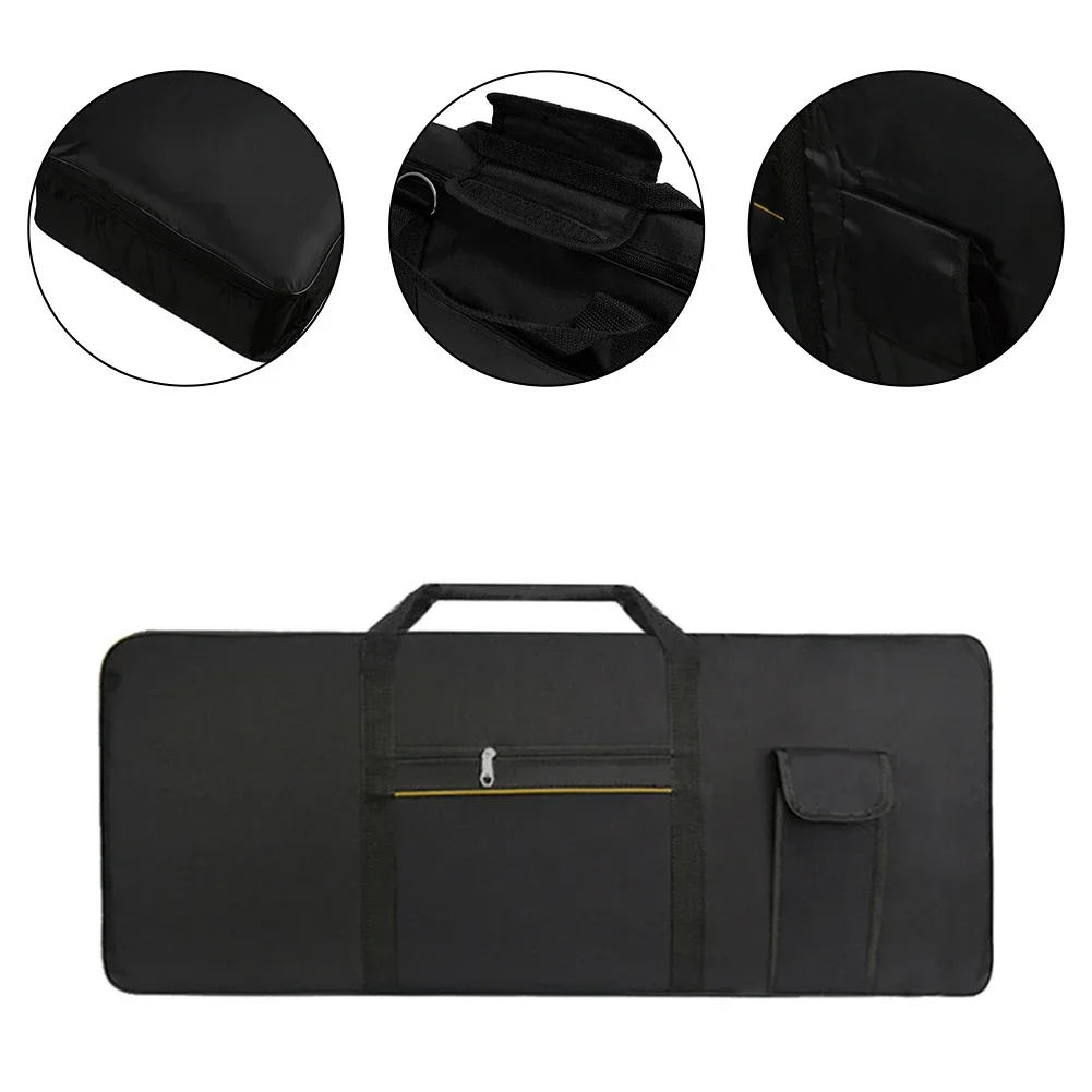 Bolsa de órgano electrónico de 61 teclas, funda de tela Oxford impermeable para teclado de Piano, sobre 99x40x13cm