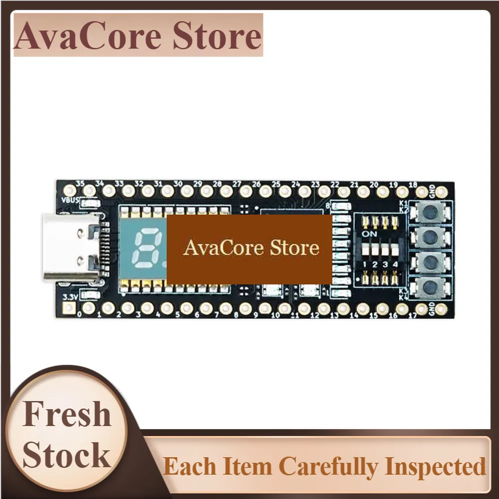Плата разработки AvaCoreFPGA MAX10 10M02SCM 10M08SAM с USB-программатором, корпус DIP40