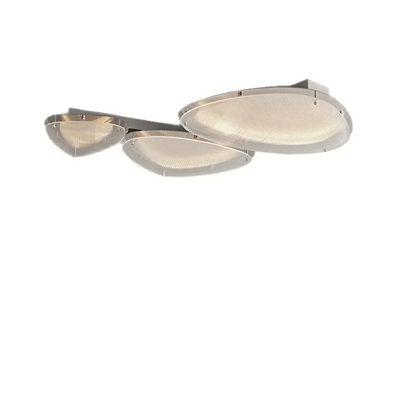 Modern Italian Minimalist Pebble Ceiling Light Full Spectrum Eye Care Fixture for Living Room Main Illumination