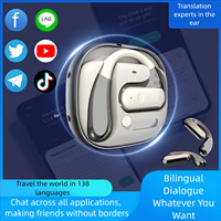 Dears S10 Translator Device-Bidirection Simultaneous Translation Online Translator Earbuds with APP Fit for iOS Android
