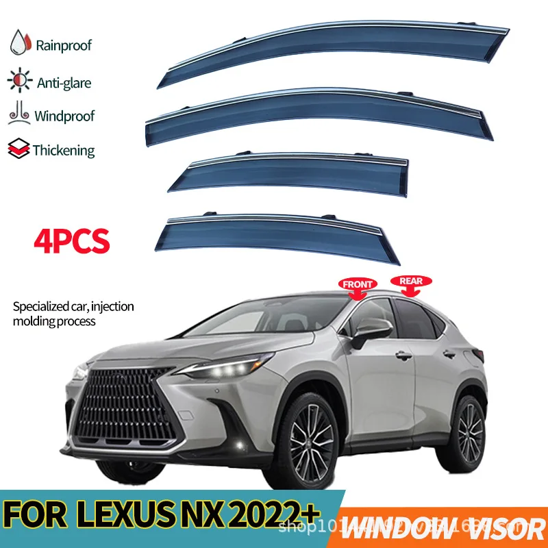 

Suitable for Lexus NX car window weather shield Lexus NX AZ20 2022+ Window visor