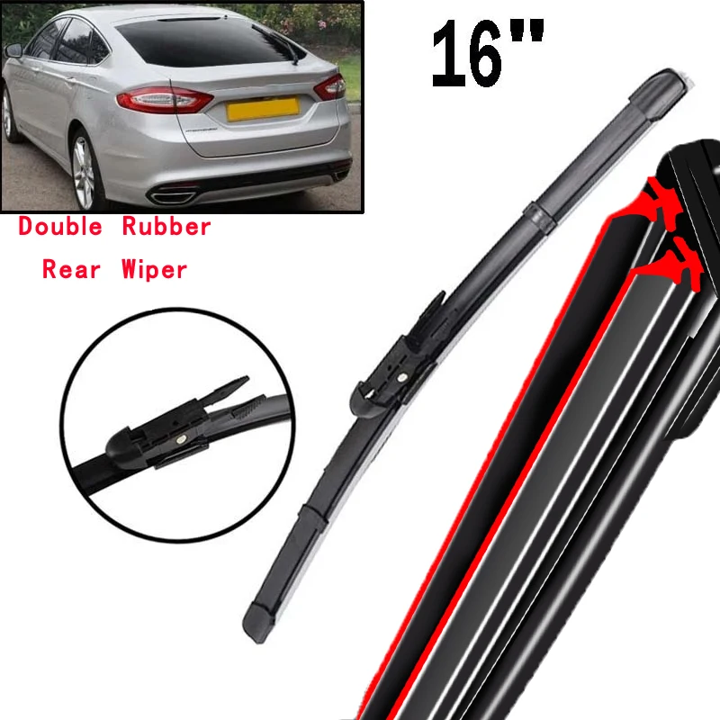 

Car Wiper 16" Rear Wiper Blade For Ford Mondeo V Hatchback 2015 - 2021 Windscreen Windshield Tailgate Window Brush