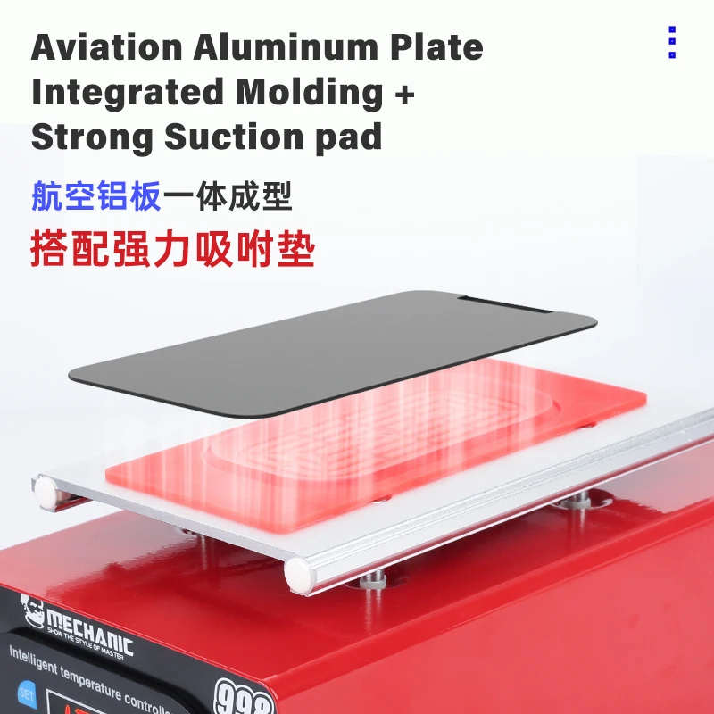 Monteur 998 Separator Machine Max 7 Inch Mobiele Telefoon Demonteren Ingebouwde Pomp Vacuüm Lcd Touchscreen Reparatie Tools