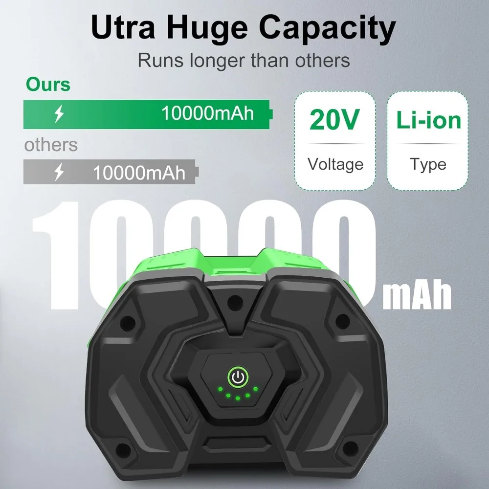 Reemplazo de alta capacidad 10,0Ah