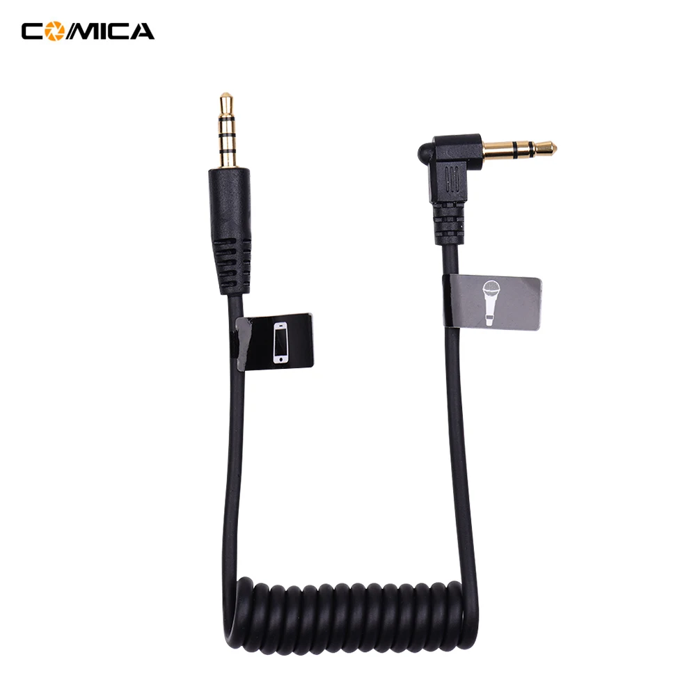 COMICA CVM-D-SPX Female 3.5mm Audio Cable Converter Microphone Cable Adapter for iPhone Samsung Huawei Smartphone iPad