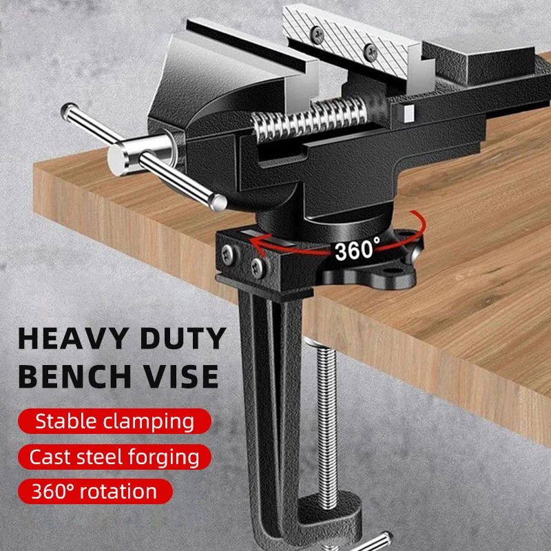 Table vise vise small household multi-functional universal clamp flat vise bench vise mini table vise workbench