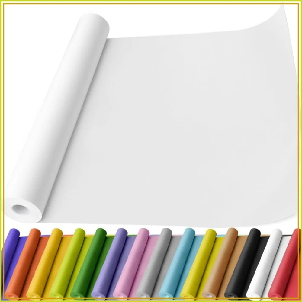 White Kraft Paper Roll 17.5