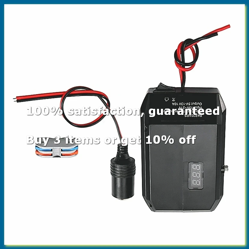A56M-DC 18V to 12V Converter for 18V Battery, Battery Adapter, Lighter Adapter