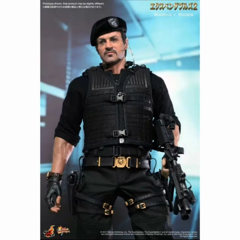 In Stock Original  HT HotToys MMS194 BARNEY ROSS 1/6 The Expendables MMS194 Movie Character Model Art Collection Toy Gift