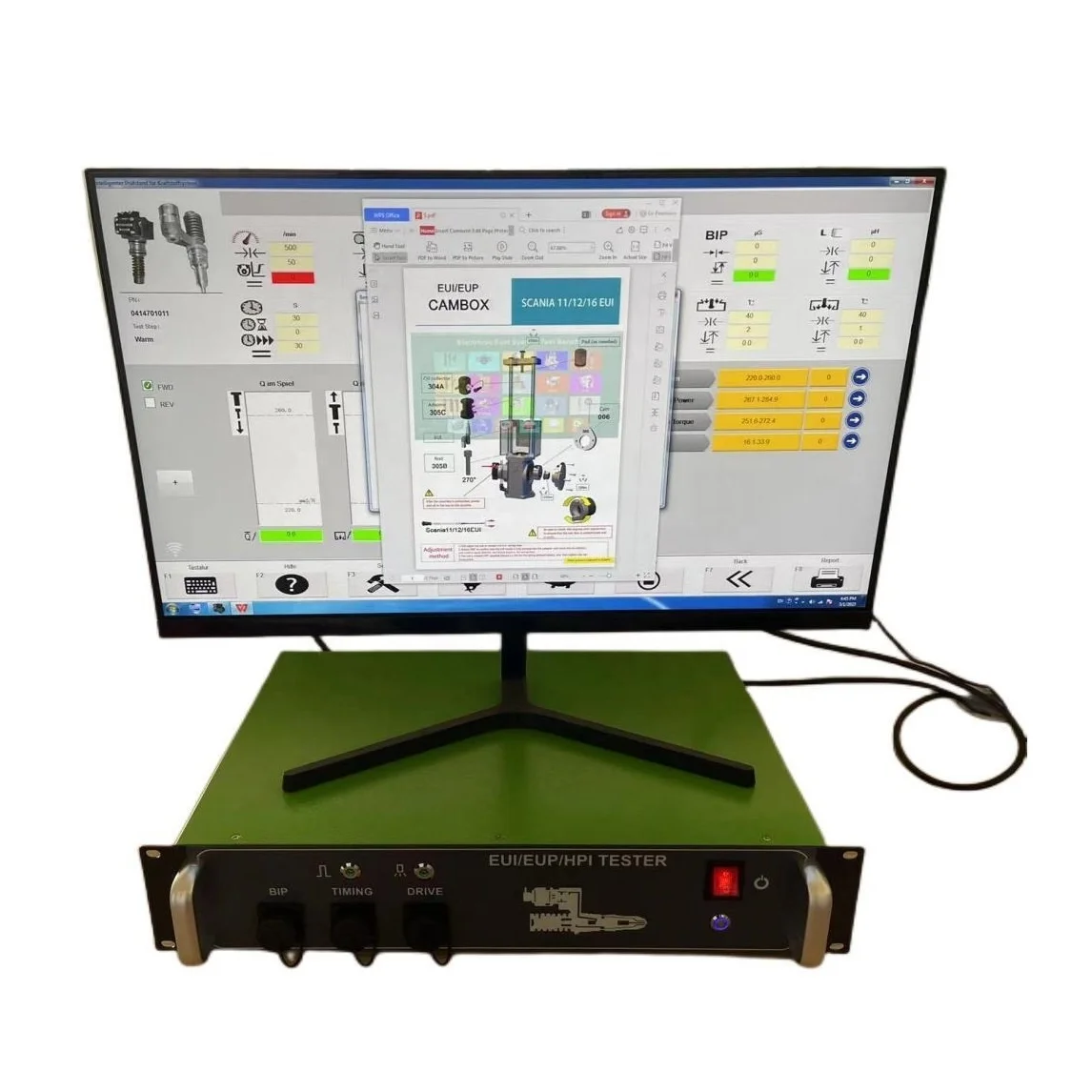 

EUS1800 EUI EUP HPI X15 Q60 Tester With Cambox Common Rail System Simulator Tester With Bip Function