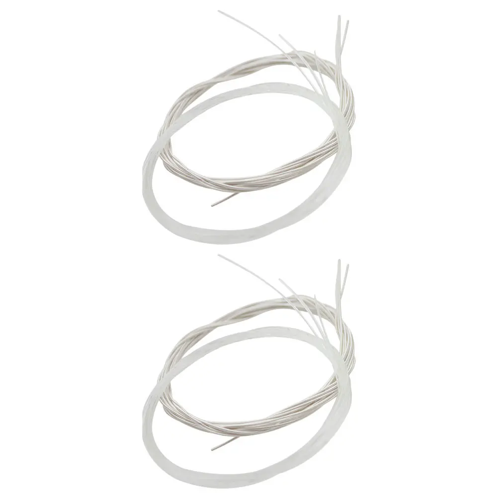 2 set 2 set corde in nylon kit di sostituzione corde per chitarra acustica classica facile installazione durevole per musica folk di lunga durata