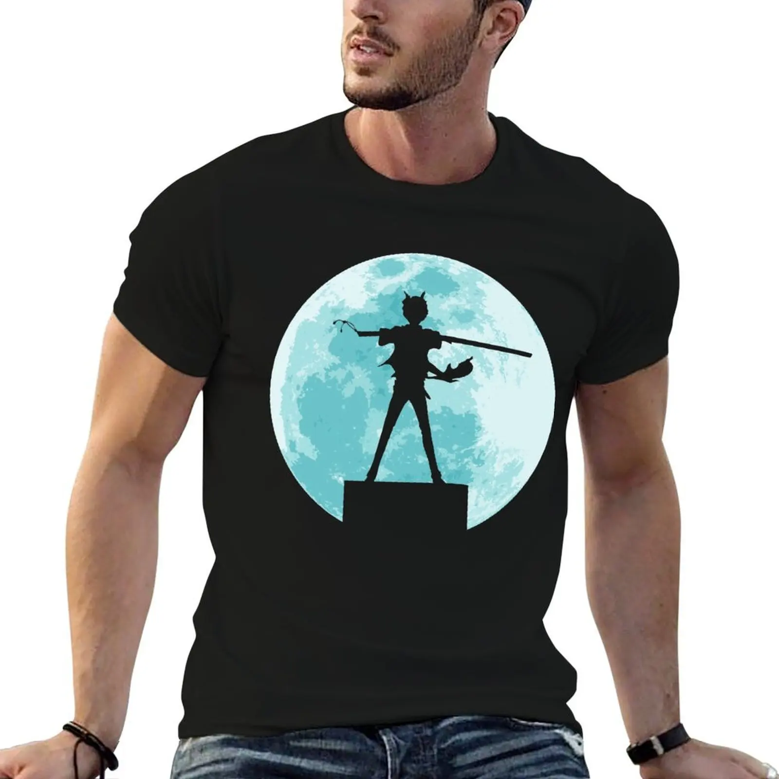 Rin Olumura T-Shirt Vintage Print Crew Neck Tee