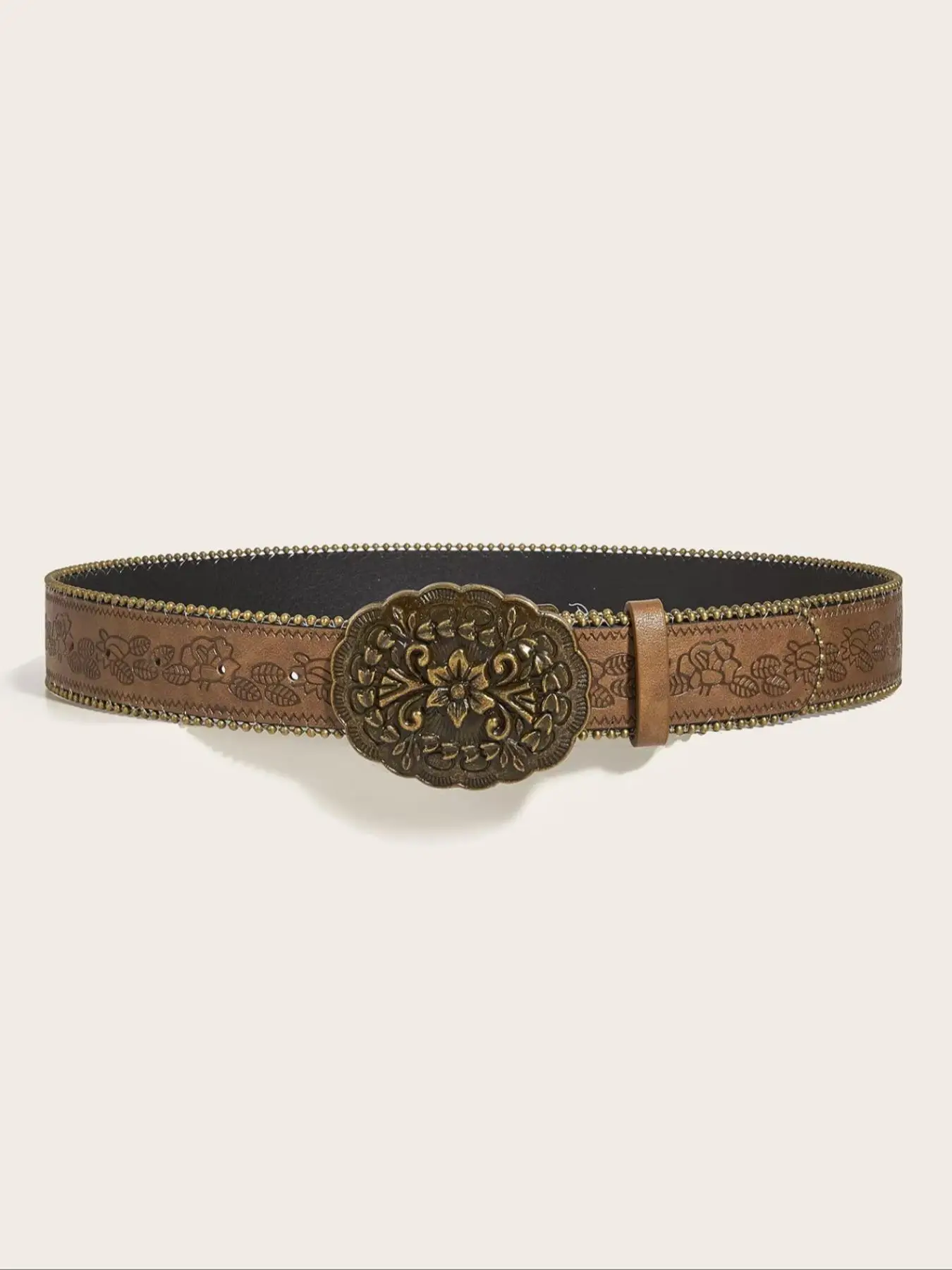 1Pc Retro Western-Style Black and White Cow Print Women's Belt, Cowgirl Style, Fashionable and Versatile, Suitable for Jeans, Coats, Sweaters, Perfect for Parties, Casual Outings, Daily Commuting, Street Style, Back to School Accessories