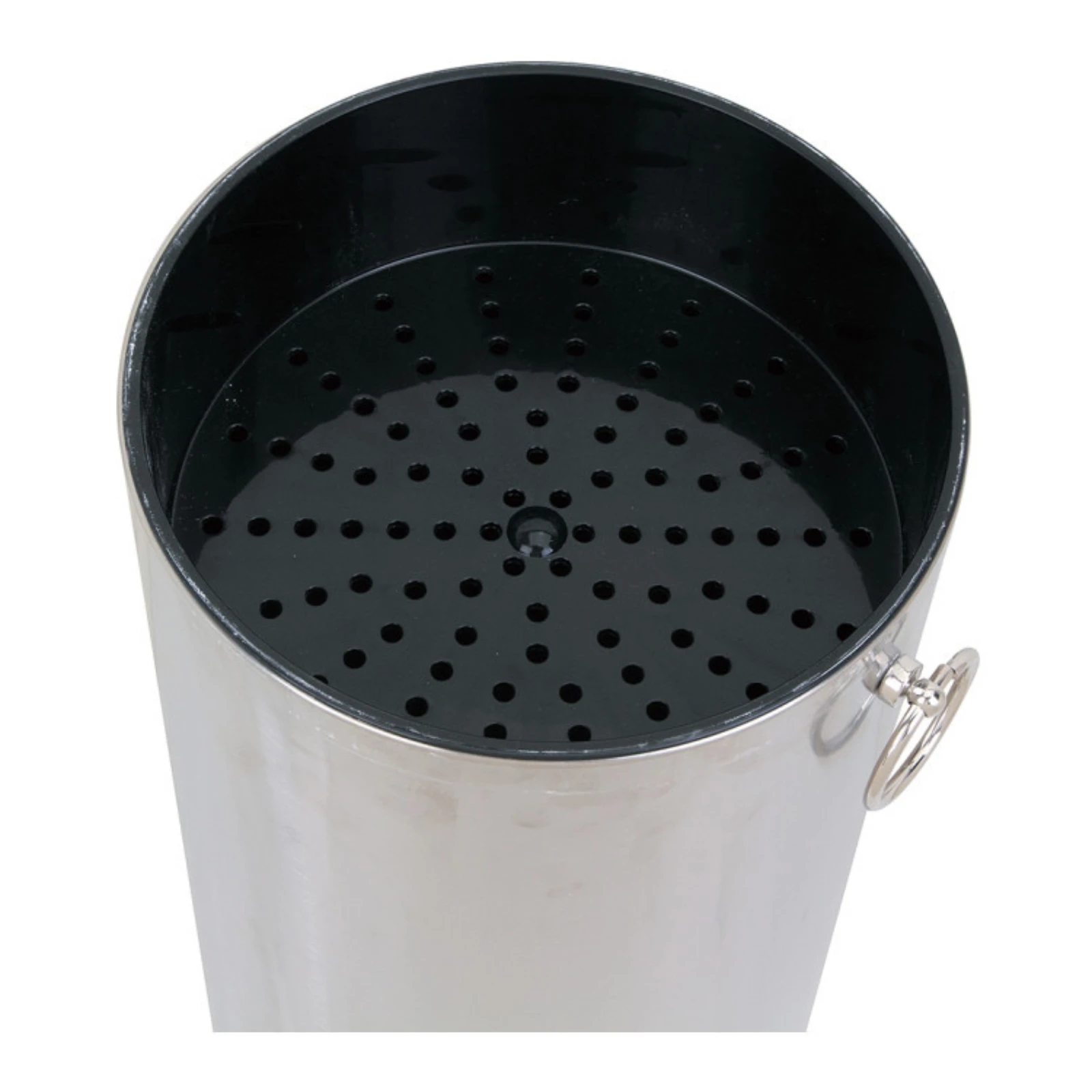 Tea Waste Container Stainless Steel Tea Drain Container Cylindrical for Hosts