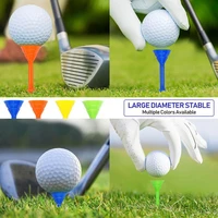 Golf Tees Plastic 83mm Big Cup Plus Scale Tee 50pcs Random Colors Accessories Sport TE007-P 6