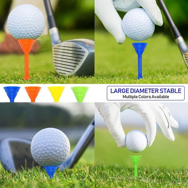 Golf Tees Plastic 83mm Big Cup Plus Scale Tee 50pcs Random Colors Accessories Sport TE007-P 6