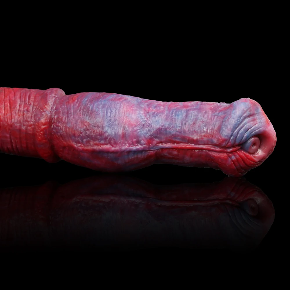 Doppelköpfiger Pferdedildo Mit Zwei Knoten Für Analstimulation_voghion.com