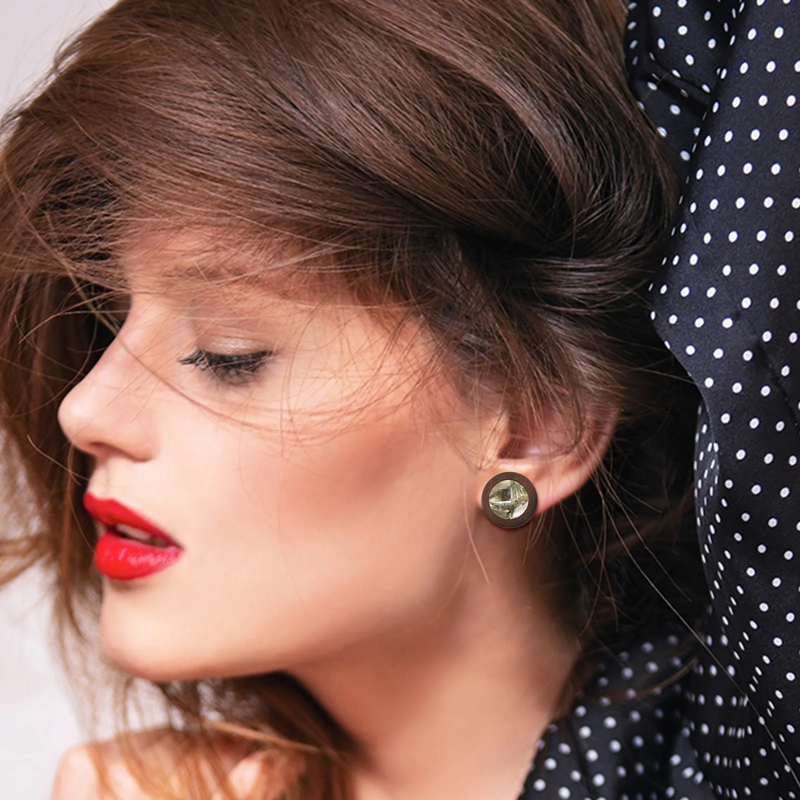 

30Pcs DIY Earring Base Blanks Wooden Stud Settings for Handmade Jewelry Creations Earring Making Supplies Ear Tray