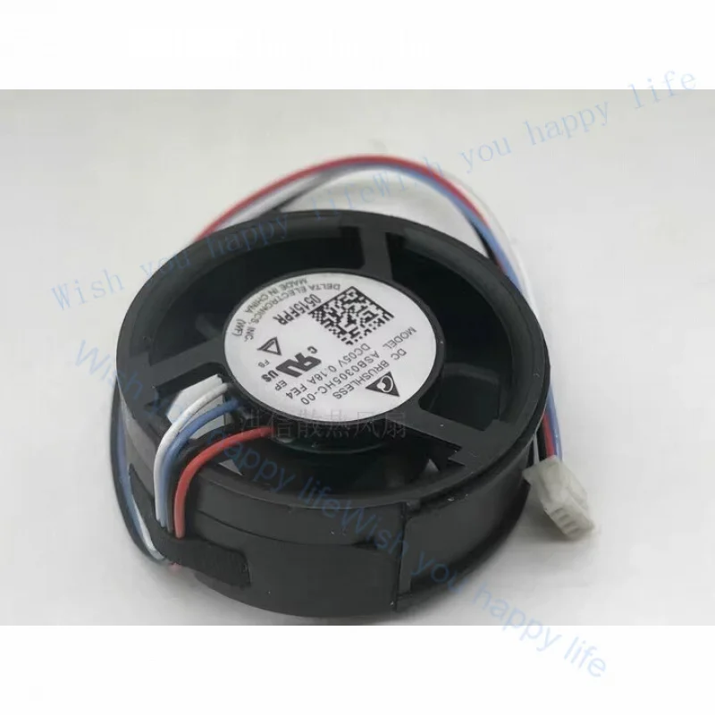 V+   FOR  Delta 3010 ASB0305HC-00 DC05V 0.18A 3CM 4-Pin Cooling Fan