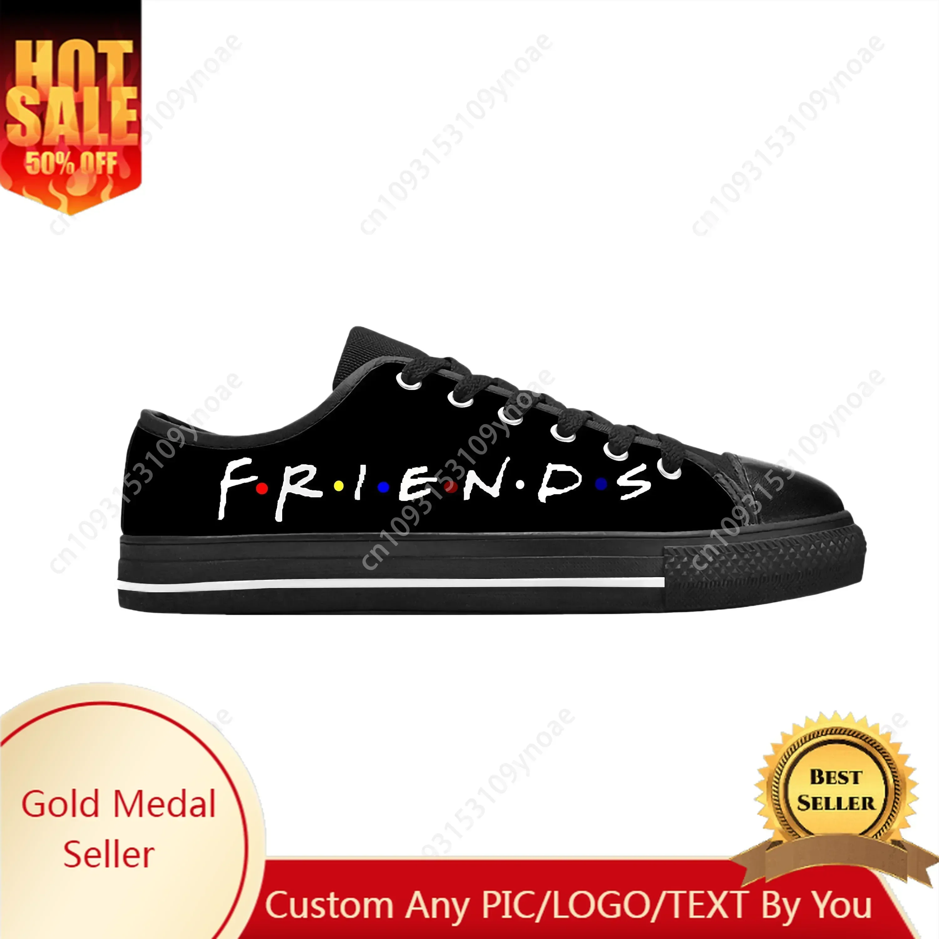 

Friends Tv Show Movie Anime Cartoon Manga Comic Casual Shoes Low Top Lightweight Breathable Mens Womens Latest Sneakers
