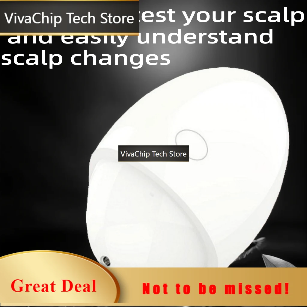 VivaCTSmart Wireless Scalp Analyzer Hair Follicle Detector Hair Follicle Detector, Hair Analyzer, Wireless Scalp Scanner HD1080P