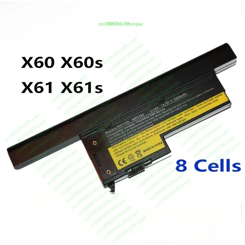 

42t4505 8 ячеек, 5200 мАч, аккумулятор для Lenovo X60 X60s X61 x61s 40y7005 40y7903 92p1166 92p1168 92p1170 fr92p1163 92p1165 "% тест"