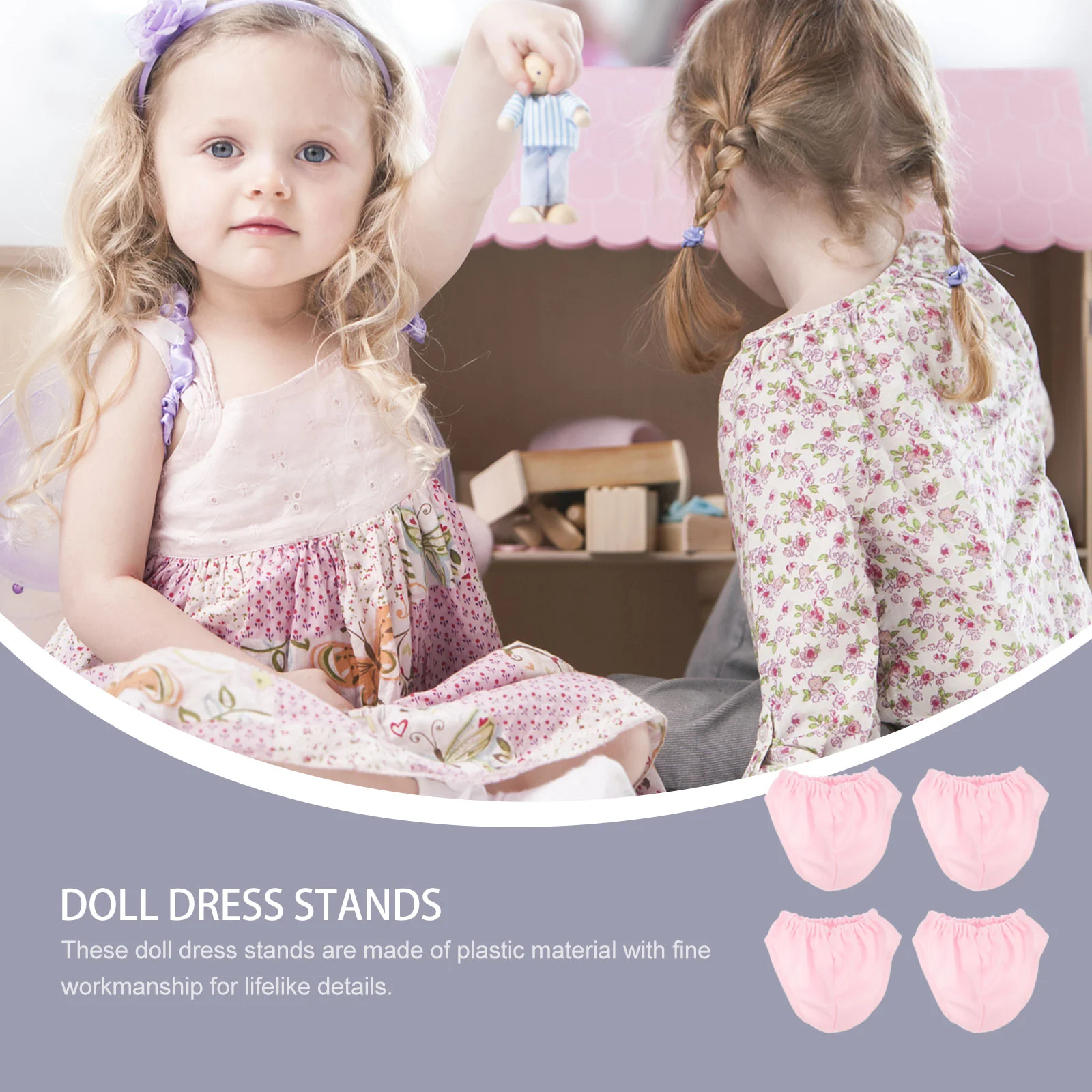 Mini poupées pour filles, 4 pièces, culottes, accessoires pour décoration de olympiques