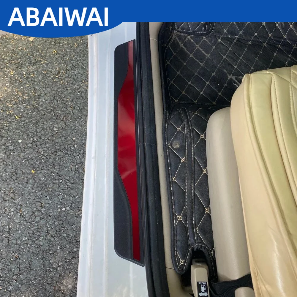 For Toyota Corolla 2027-23 2022 2021 2020 2019 2017 Car Door Scuff Plate Trim Pedal Threshold Kick Pad Protector Stainless Steel