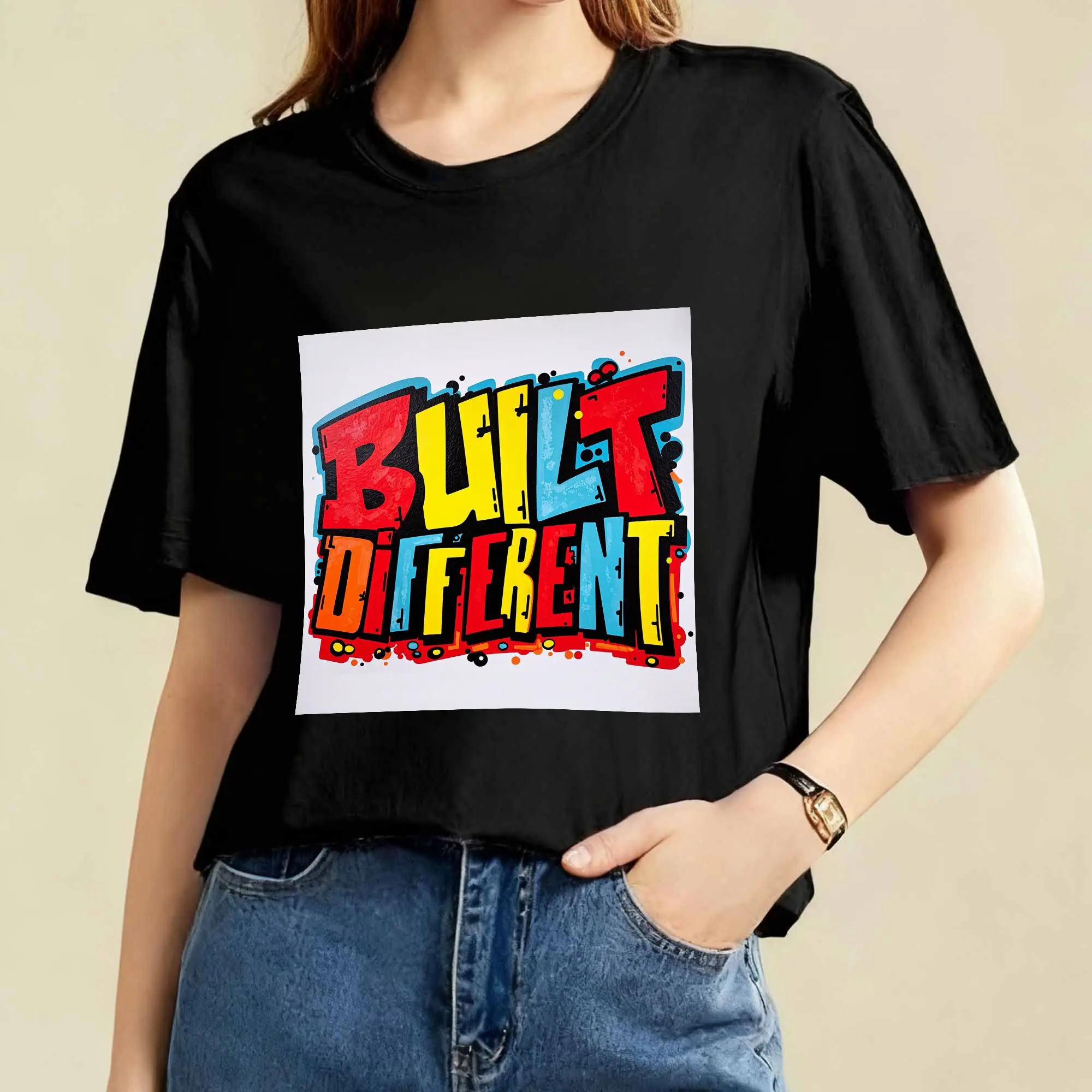 

Math Cat Graphic Cotton Short Sleeve T-Shirt