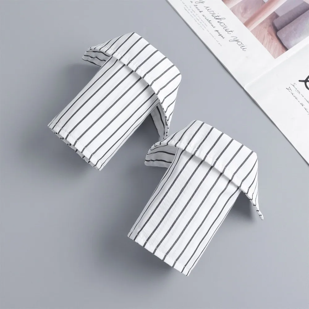 

Striped Detachable Sleeves Cuff Extension Arm Decor Fake Hand Sleeves Sweater Clothing Shirt Fake Cuffs Women